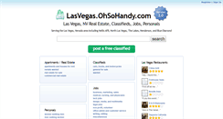 Desktop Screenshot of lasvegas.ohsohandy.com