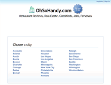 Tablet Screenshot of ohsohandy.com