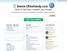 Tablet Screenshot of boone.ohsohandy.com