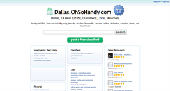 Desktop Screenshot of dallas.ohsohandy.com