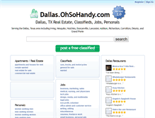 Tablet Screenshot of dallas.ohsohandy.com