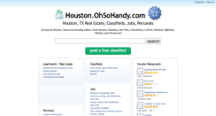 Desktop Screenshot of houston.ohsohandy.com