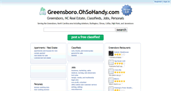 Desktop Screenshot of greensboro.ohsohandy.com